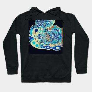 mister pakal the mayan astronaut in codex ecopop tpween2022 wallpaper of mexico Hoodie